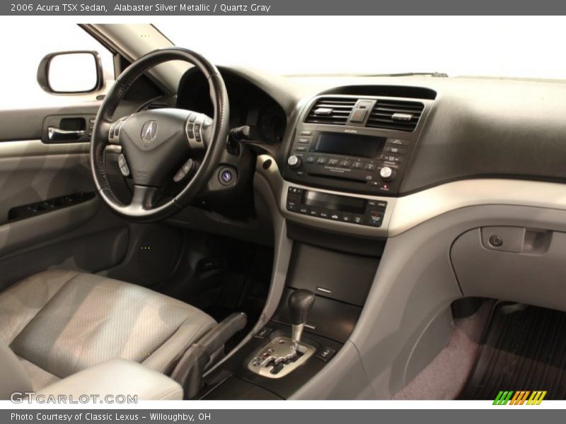 Alabaster Silver Metallic / Quartz Gray 2006 Acura TSX Sedan