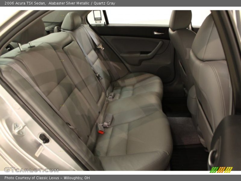 Alabaster Silver Metallic / Quartz Gray 2006 Acura TSX Sedan