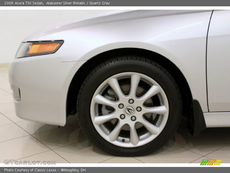 Alabaster Silver Metallic / Quartz Gray 2006 Acura TSX Sedan