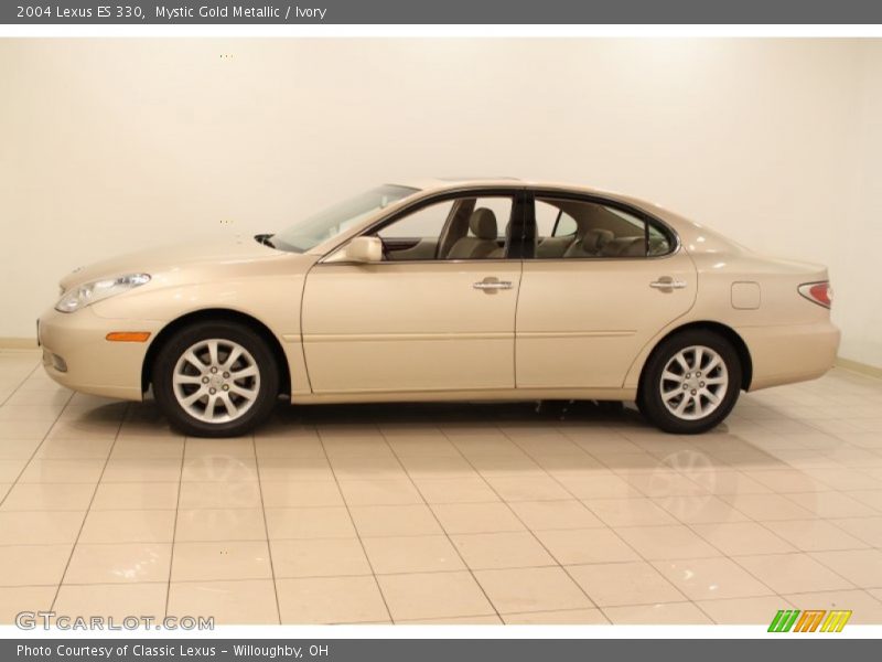 Mystic Gold Metallic / Ivory 2004 Lexus ES 330