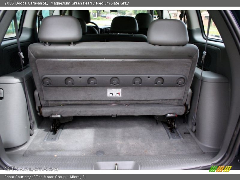 Magnesium Green Pearl / Medium Slate Gray 2005 Dodge Caravan SE