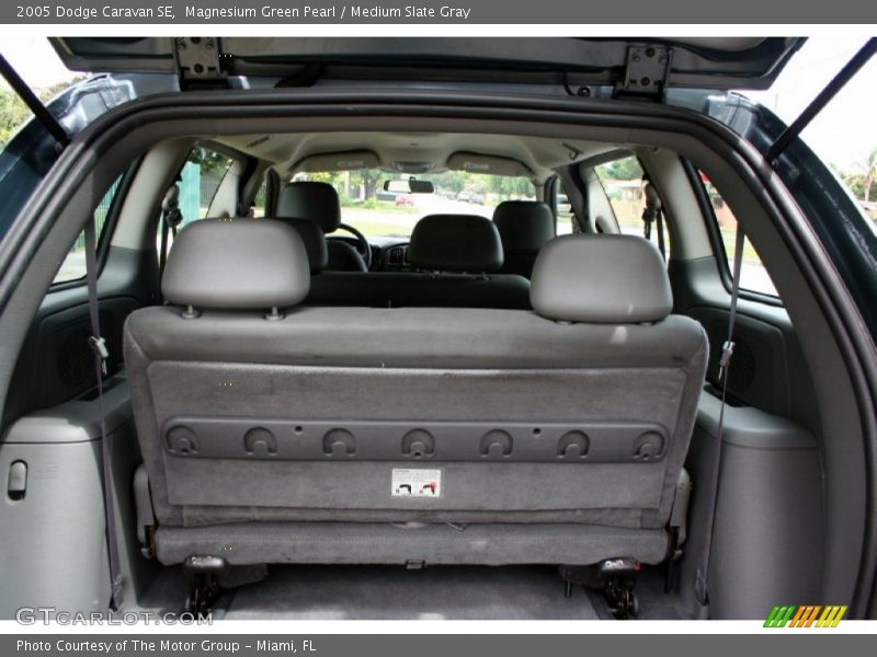 Magnesium Green Pearl / Medium Slate Gray 2005 Dodge Caravan SE