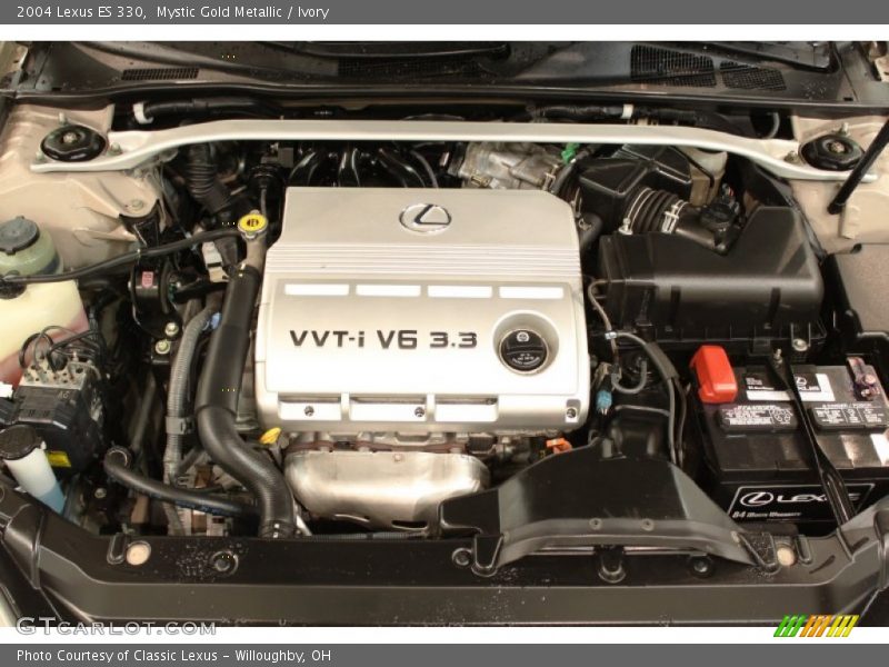 Mystic Gold Metallic / Ivory 2004 Lexus ES 330