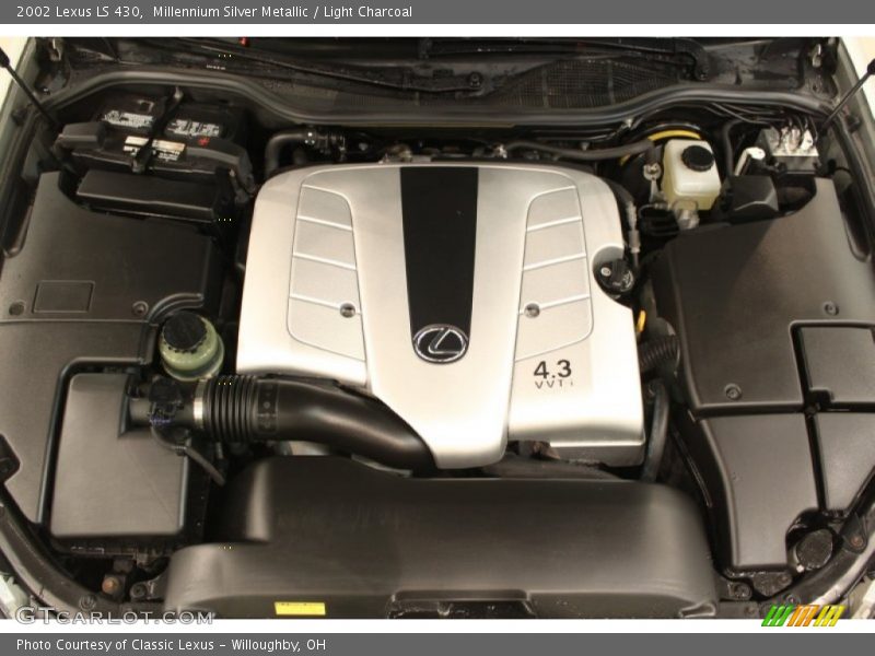 Millennium Silver Metallic / Light Charcoal 2002 Lexus LS 430