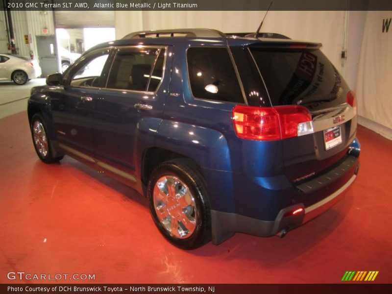 Atlantic Blue Metallic / Light Titanium 2010 GMC Terrain SLT AWD