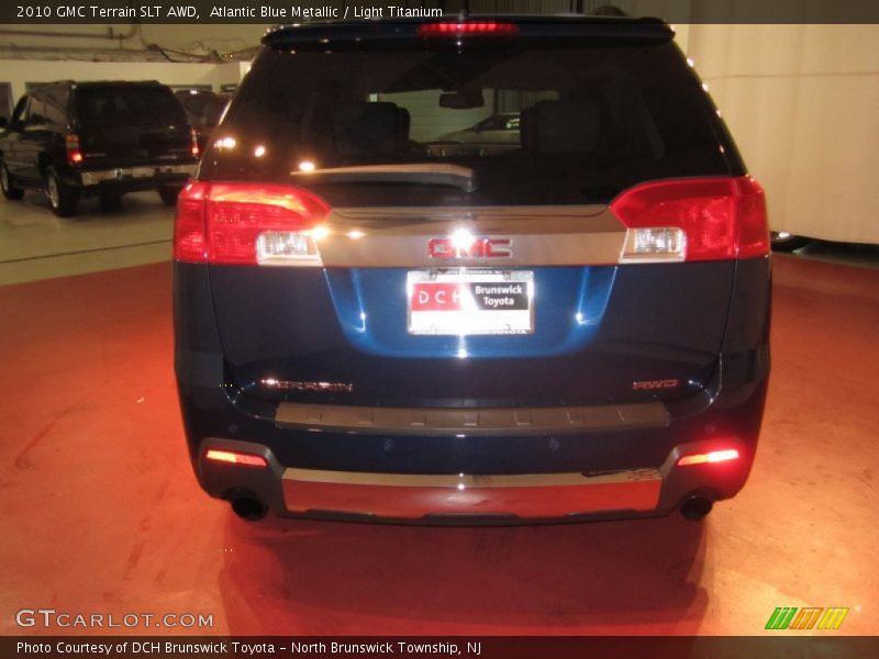 Atlantic Blue Metallic / Light Titanium 2010 GMC Terrain SLT AWD