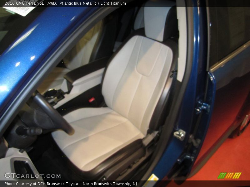 Atlantic Blue Metallic / Light Titanium 2010 GMC Terrain SLT AWD