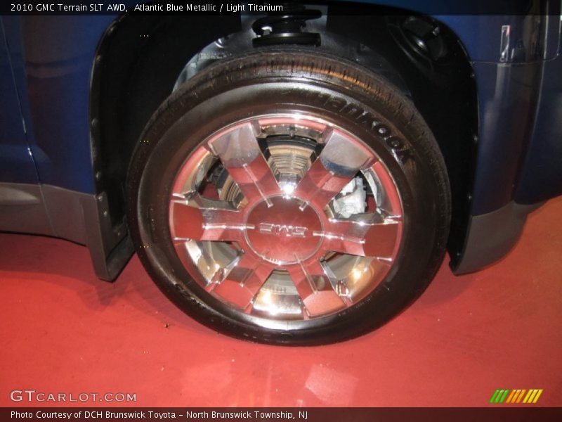 Atlantic Blue Metallic / Light Titanium 2010 GMC Terrain SLT AWD