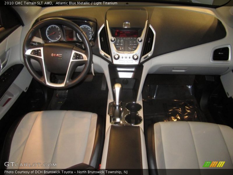 Atlantic Blue Metallic / Light Titanium 2010 GMC Terrain SLT AWD