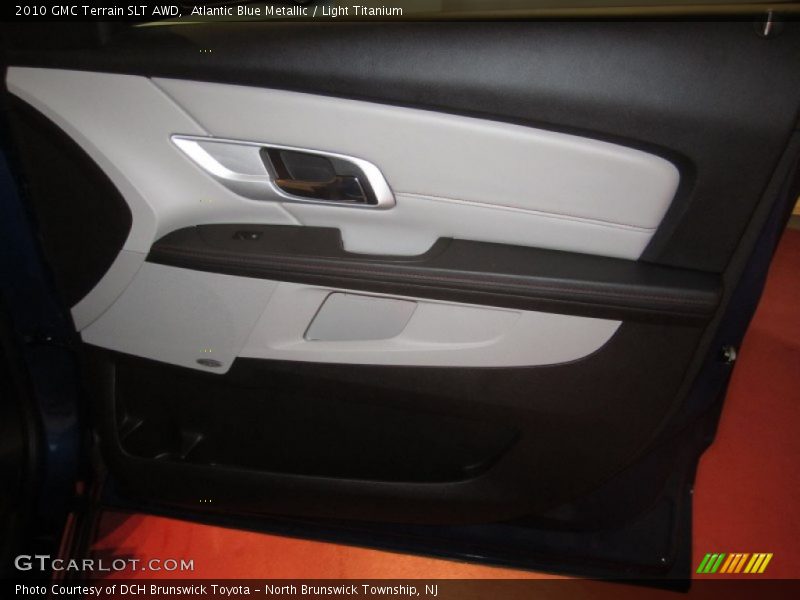 Atlantic Blue Metallic / Light Titanium 2010 GMC Terrain SLT AWD