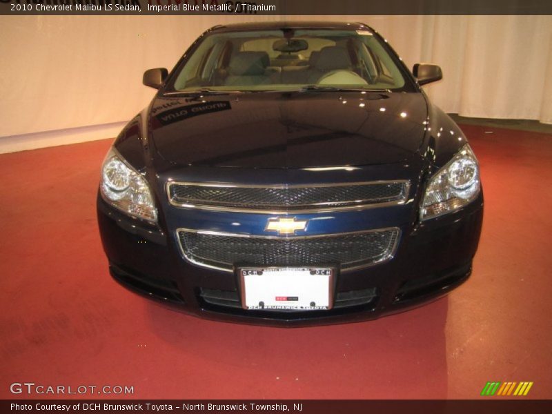 Imperial Blue Metallic / Titanium 2010 Chevrolet Malibu LS Sedan