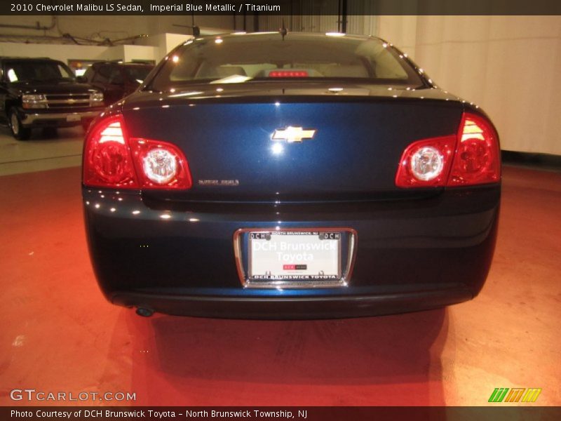 Imperial Blue Metallic / Titanium 2010 Chevrolet Malibu LS Sedan