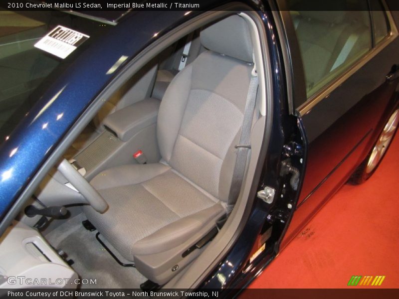 Imperial Blue Metallic / Titanium 2010 Chevrolet Malibu LS Sedan