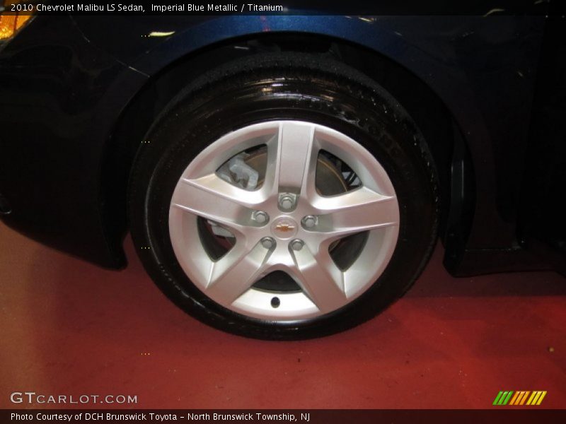 Imperial Blue Metallic / Titanium 2010 Chevrolet Malibu LS Sedan