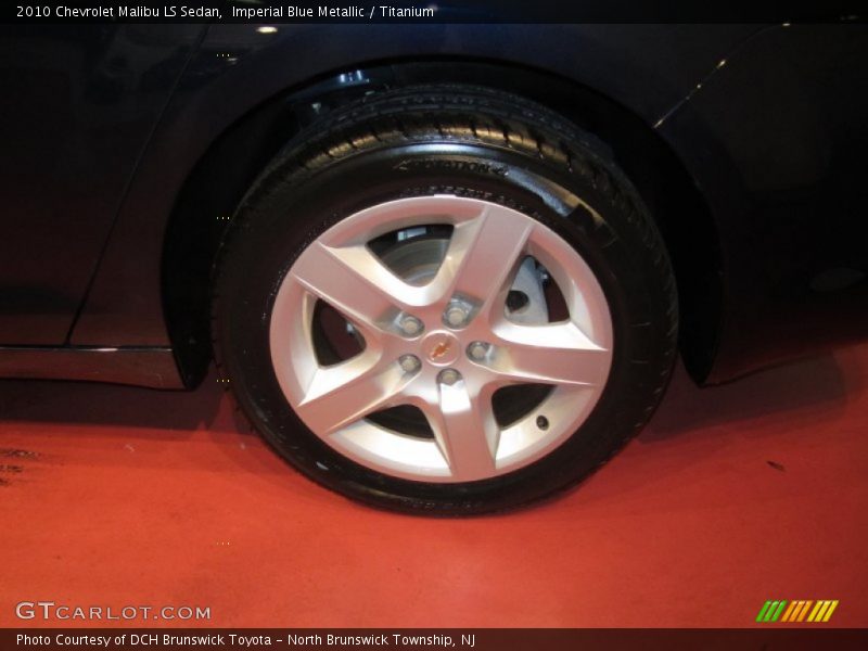 Imperial Blue Metallic / Titanium 2010 Chevrolet Malibu LS Sedan