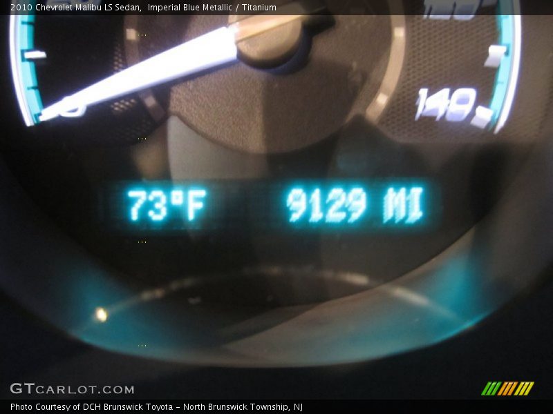 Imperial Blue Metallic / Titanium 2010 Chevrolet Malibu LS Sedan