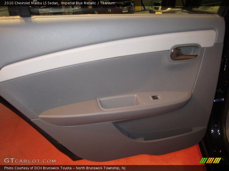 Imperial Blue Metallic / Titanium 2010 Chevrolet Malibu LS Sedan