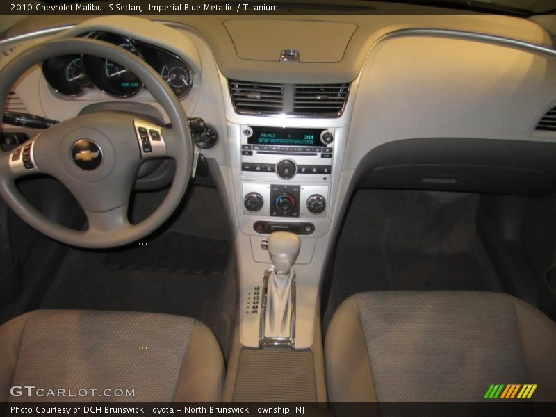 Imperial Blue Metallic / Titanium 2010 Chevrolet Malibu LS Sedan