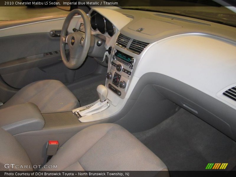 Imperial Blue Metallic / Titanium 2010 Chevrolet Malibu LS Sedan
