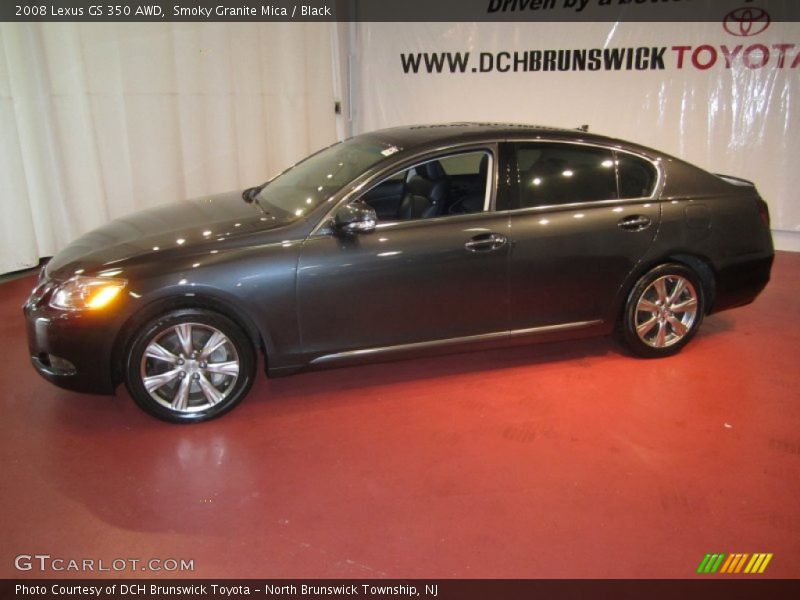 Smoky Granite Mica / Black 2008 Lexus GS 350 AWD