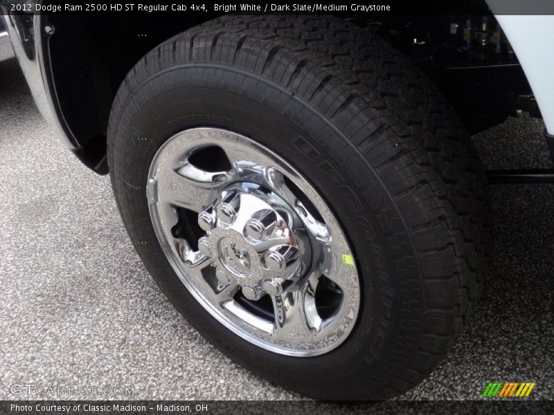 Bright White / Dark Slate/Medium Graystone 2012 Dodge Ram 2500 HD ST Regular Cab 4x4