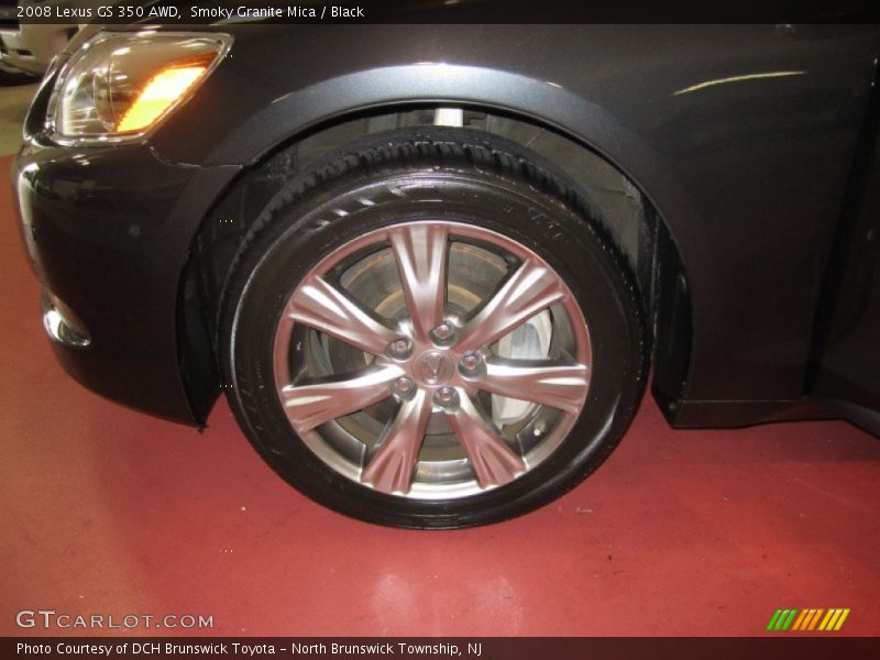Smoky Granite Mica / Black 2008 Lexus GS 350 AWD
