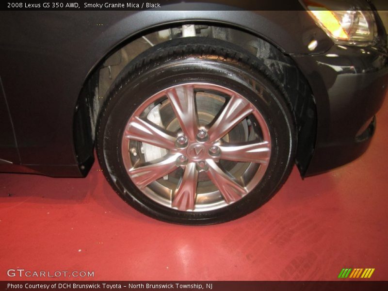 Smoky Granite Mica / Black 2008 Lexus GS 350 AWD