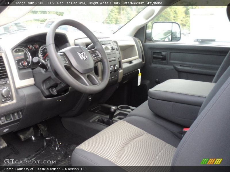 Bright White / Dark Slate/Medium Graystone 2012 Dodge Ram 2500 HD ST Regular Cab 4x4