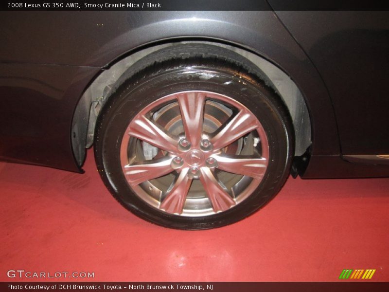 Smoky Granite Mica / Black 2008 Lexus GS 350 AWD