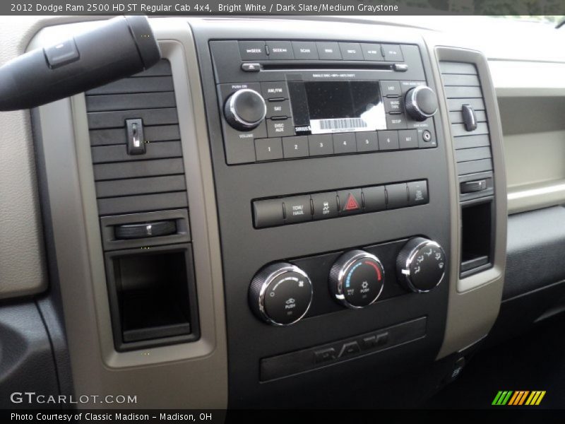 Bright White / Dark Slate/Medium Graystone 2012 Dodge Ram 2500 HD ST Regular Cab 4x4