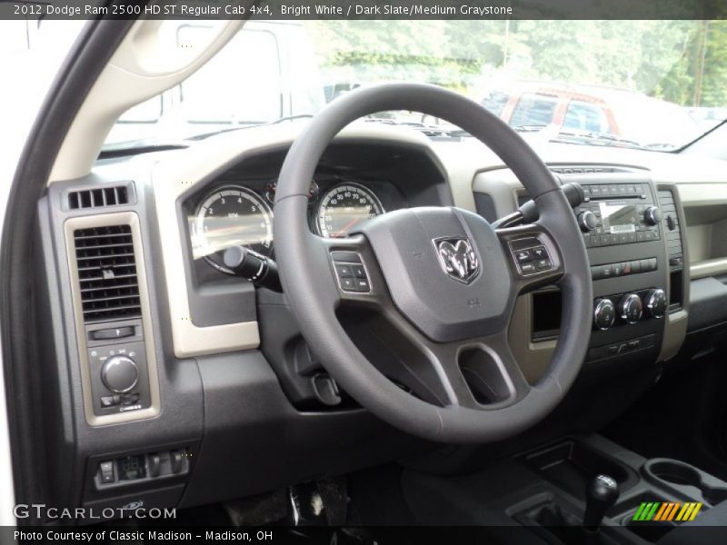 Bright White / Dark Slate/Medium Graystone 2012 Dodge Ram 2500 HD ST Regular Cab 4x4
