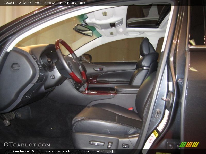 Smoky Granite Mica / Black 2008 Lexus GS 350 AWD