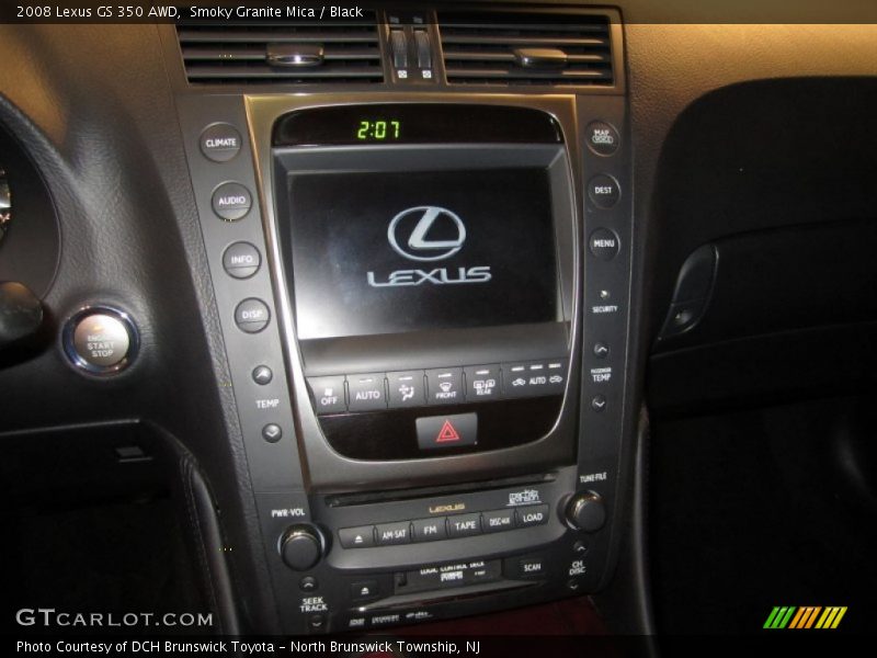 Smoky Granite Mica / Black 2008 Lexus GS 350 AWD
