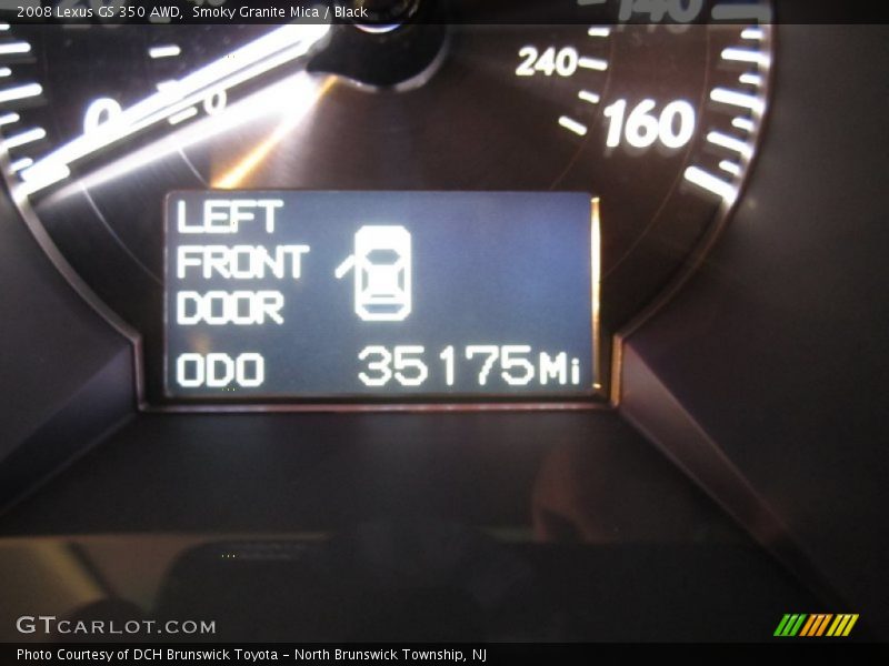 Smoky Granite Mica / Black 2008 Lexus GS 350 AWD