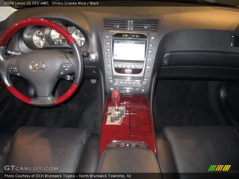 Smoky Granite Mica / Black 2008 Lexus GS 350 AWD