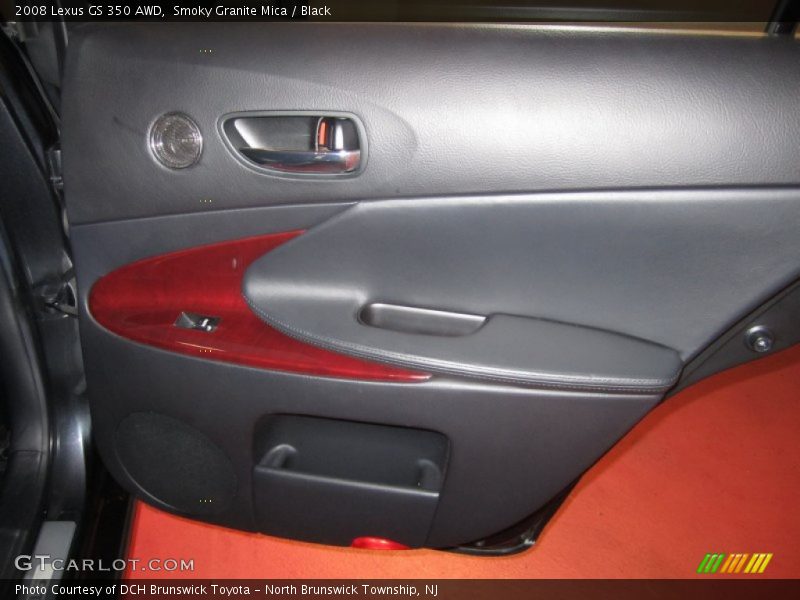 Smoky Granite Mica / Black 2008 Lexus GS 350 AWD