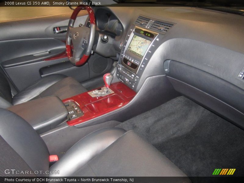 Smoky Granite Mica / Black 2008 Lexus GS 350 AWD