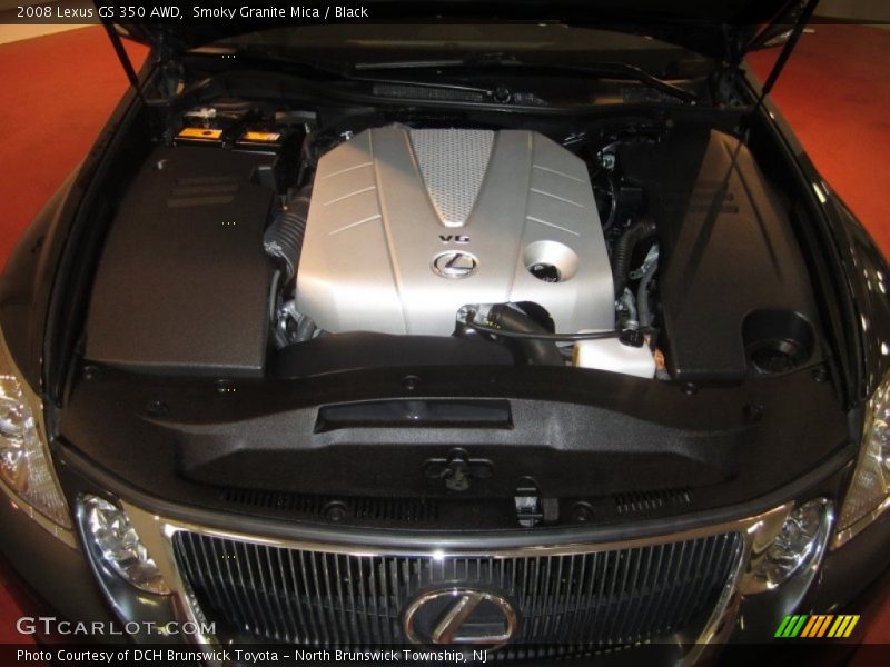 Smoky Granite Mica / Black 2008 Lexus GS 350 AWD