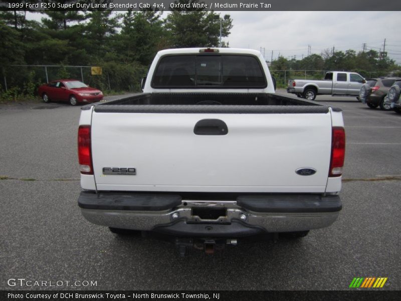 Oxford White / Medium Prairie Tan 1999 Ford F250 Super Duty Lariat Extended Cab 4x4