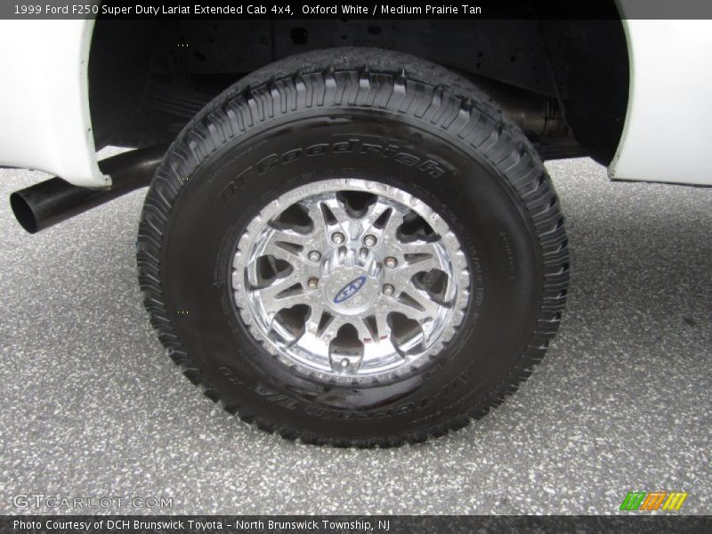 Oxford White / Medium Prairie Tan 1999 Ford F250 Super Duty Lariat Extended Cab 4x4