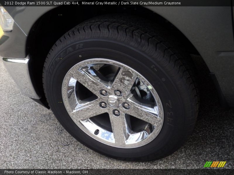 Mineral Gray Metallic / Dark Slate Gray/Medium Graystone 2012 Dodge Ram 1500 SLT Quad Cab 4x4