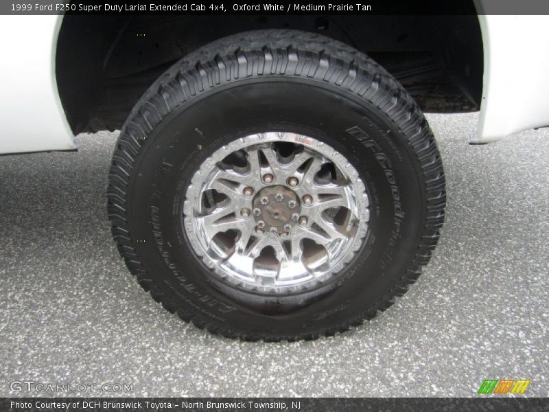 Oxford White / Medium Prairie Tan 1999 Ford F250 Super Duty Lariat Extended Cab 4x4