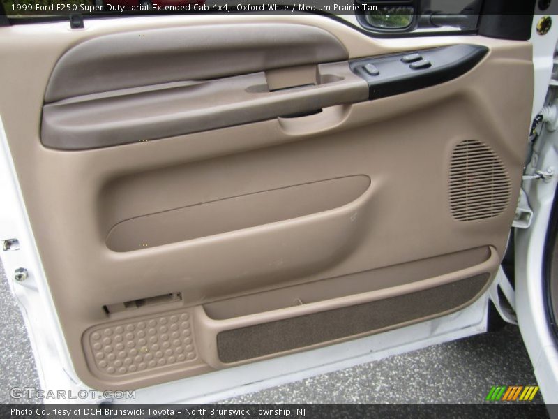 Oxford White / Medium Prairie Tan 1999 Ford F250 Super Duty Lariat Extended Cab 4x4