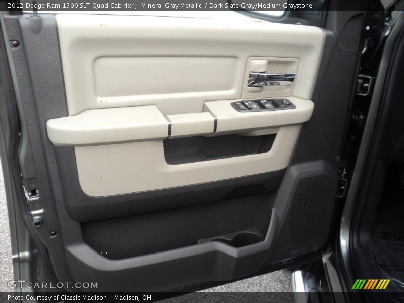 Mineral Gray Metallic / Dark Slate Gray/Medium Graystone 2012 Dodge Ram 1500 SLT Quad Cab 4x4
