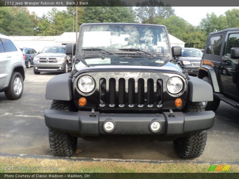Black / Black 2012 Jeep Wrangler Rubicon 4X4