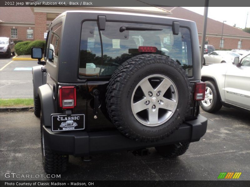 Black / Black 2012 Jeep Wrangler Rubicon 4X4