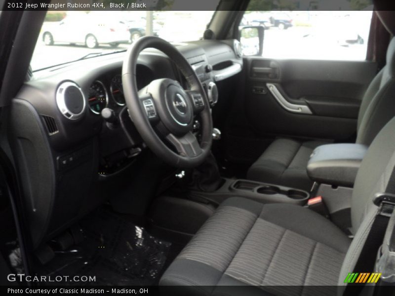  2012 Wrangler Rubicon 4X4 Black Interior