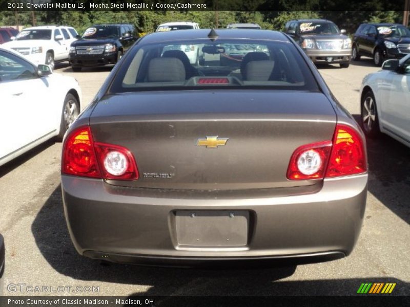 Mocha Steel Metallic / Cocoa/Cashmere 2012 Chevrolet Malibu LS