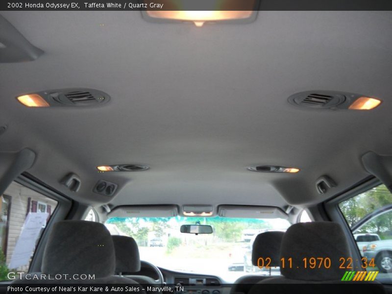 Taffeta White / Quartz Gray 2002 Honda Odyssey EX