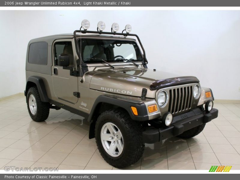 Light Khaki Metallic / Khaki 2006 Jeep Wrangler Unlimited Rubicon 4x4